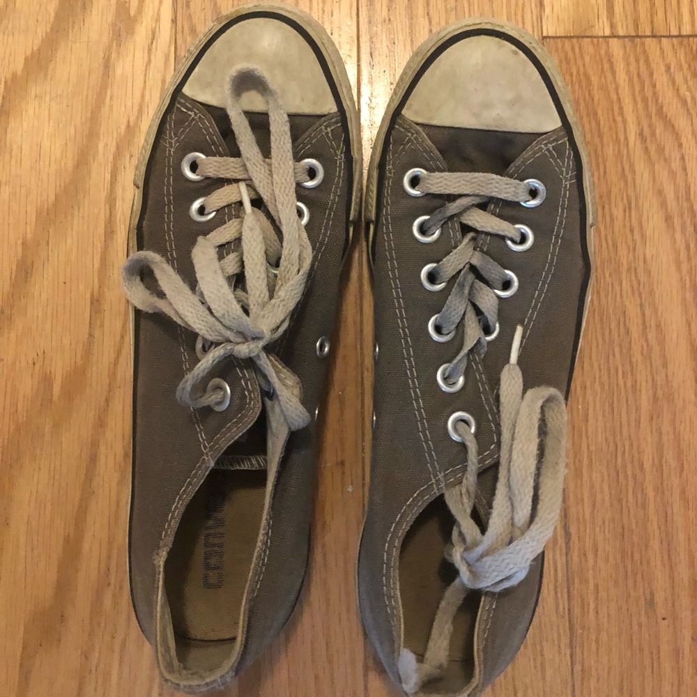 Gray Low Top Converse